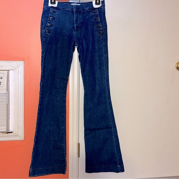 Banana Republic Premium Denim Sailor Flare Jeans - Picture 3 of 14